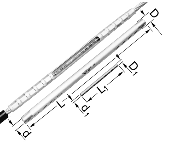 Overhead line connectors 62 and 99 mm² for FeAl-line